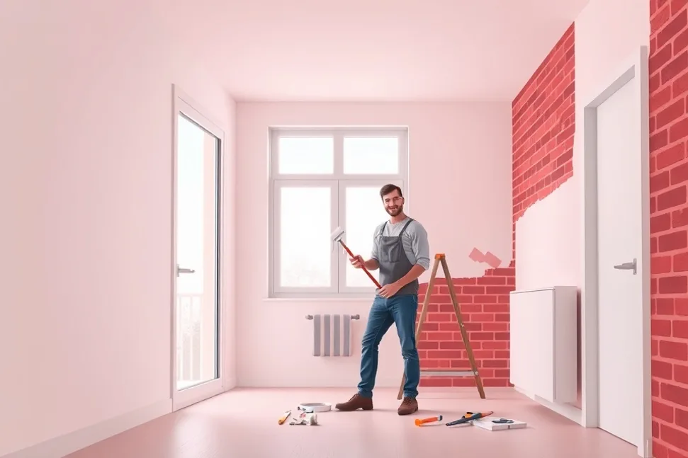 Intérieur rénové après travaux de peinture à Châtenay-Malabry